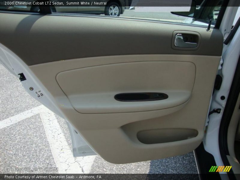 Summit White / Neutral 2006 Chevrolet Cobalt LTZ Sedan