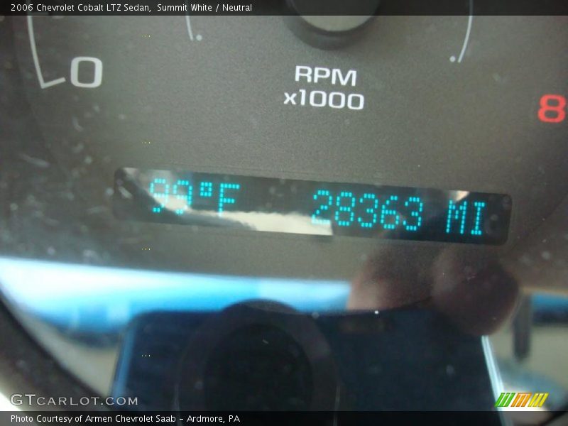Summit White / Neutral 2006 Chevrolet Cobalt LTZ Sedan