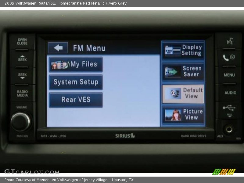 Pomegranate Red Metallic / Aero Grey 2009 Volkswagen Routan SE