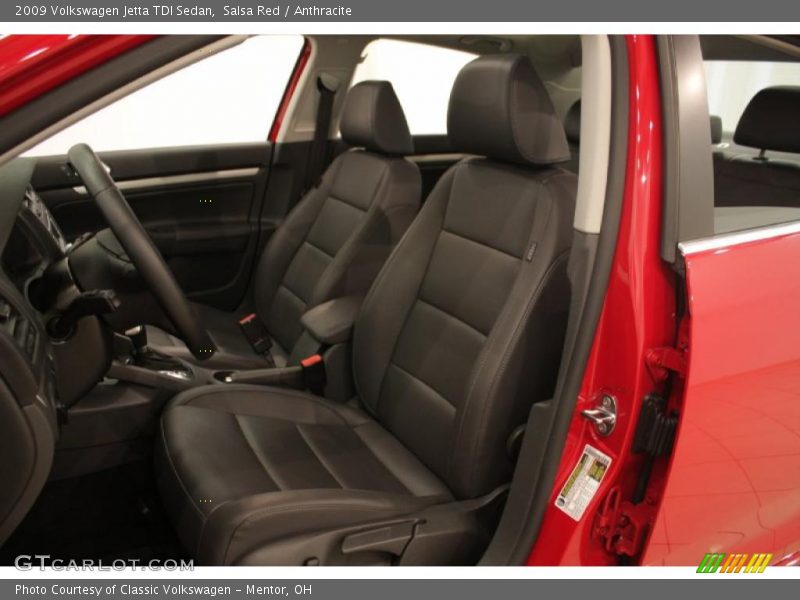 Salsa Red / Anthracite 2009 Volkswagen Jetta TDI Sedan