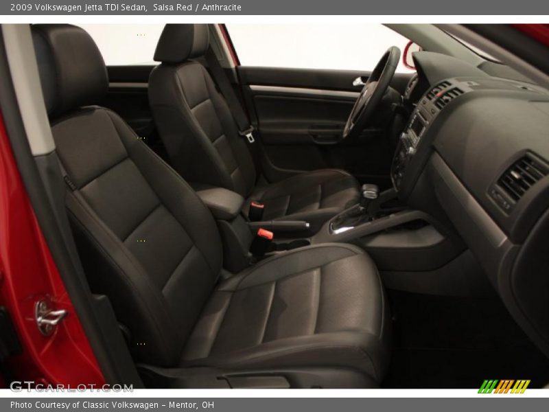 Salsa Red / Anthracite 2009 Volkswagen Jetta TDI Sedan
