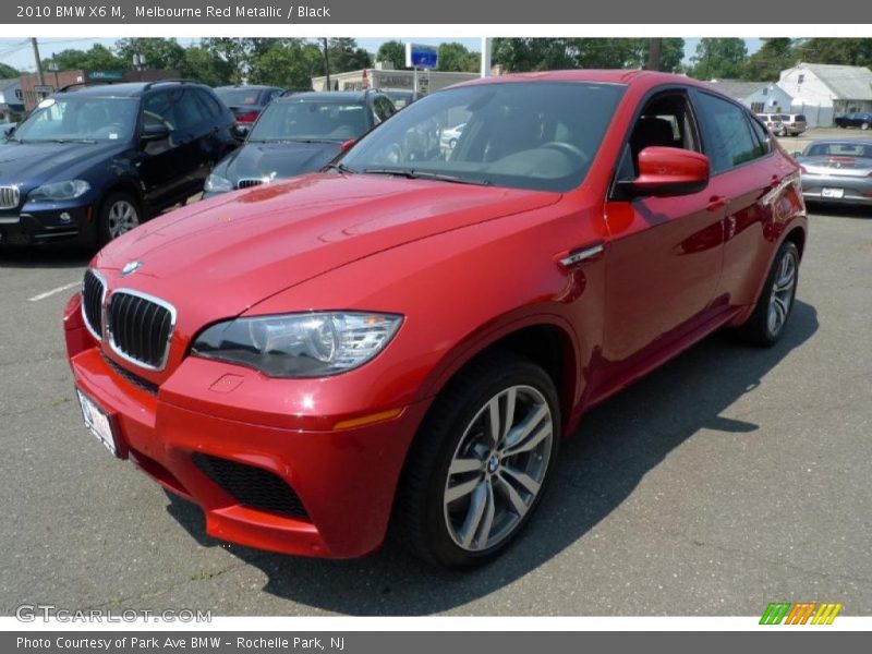 Melbourne Red Metallic / Black 2010 BMW X6 M
