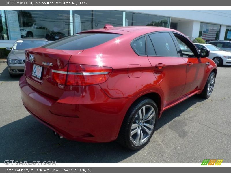 Melbourne Red Metallic / Black 2010 BMW X6 M