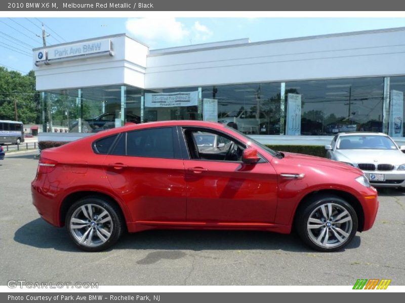 Melbourne Red Metallic / Black 2010 BMW X6 M