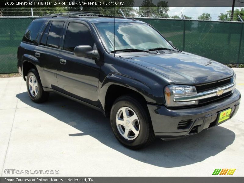 Dark Gray Metallic / Light Gray 2005 Chevrolet TrailBlazer LS 4x4