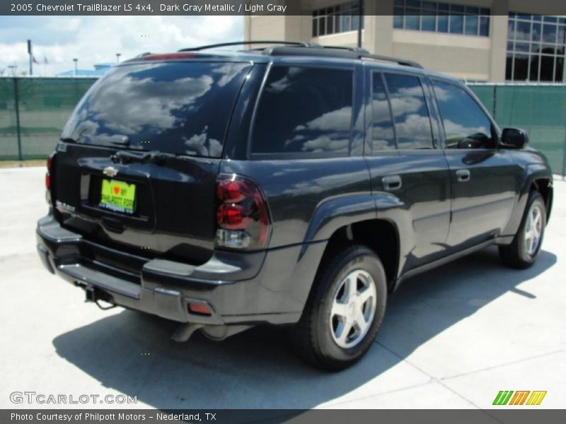 Dark Gray Metallic / Light Gray 2005 Chevrolet TrailBlazer LS 4x4