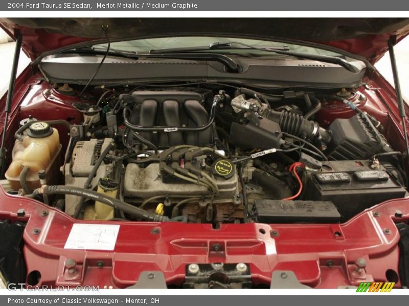 Merlot Metallic / Medium Graphite 2004 Ford Taurus SE Sedan