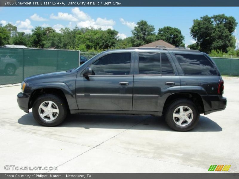 Dark Gray Metallic / Light Gray 2005 Chevrolet TrailBlazer LS 4x4