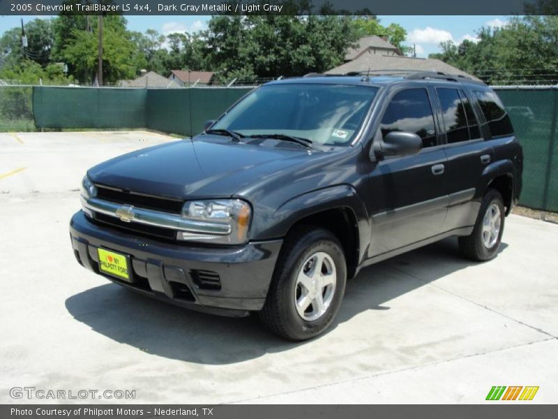 Dark Gray Metallic / Light Gray 2005 Chevrolet TrailBlazer LS 4x4