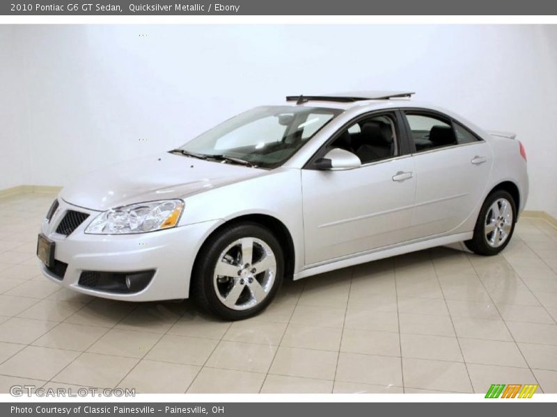 Quicksilver Metallic / Ebony 2010 Pontiac G6 GT Sedan