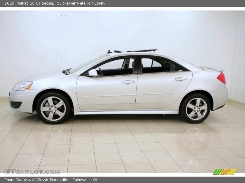 Quicksilver Metallic / Ebony 2010 Pontiac G6 GT Sedan