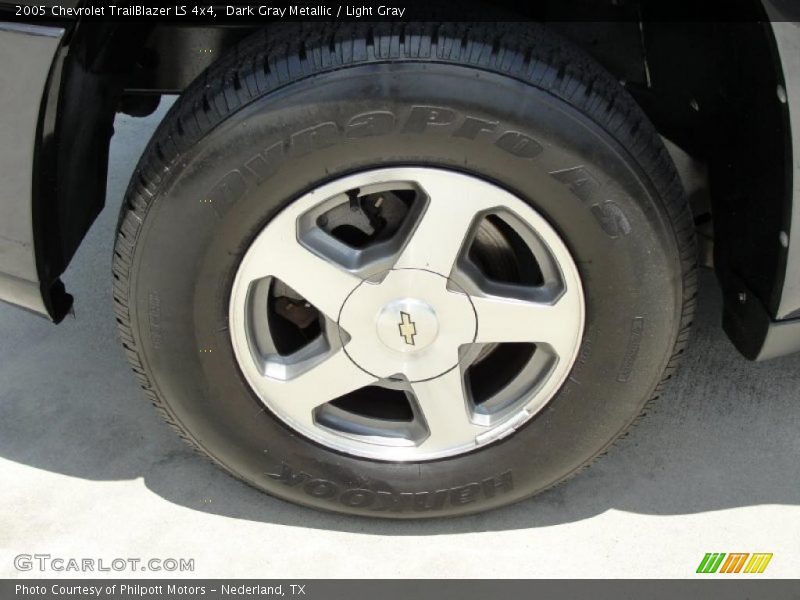 Dark Gray Metallic / Light Gray 2005 Chevrolet TrailBlazer LS 4x4