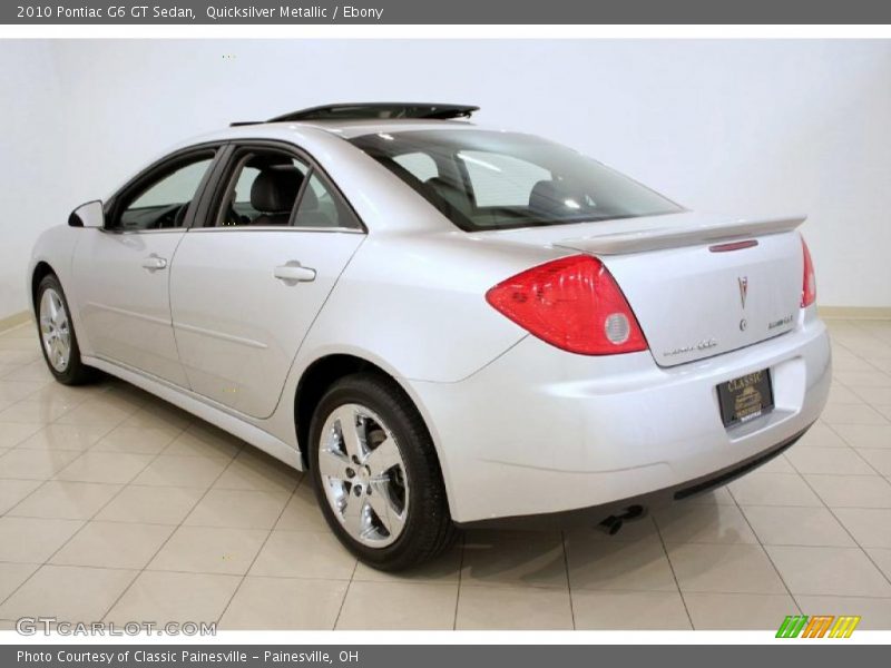 Quicksilver Metallic / Ebony 2010 Pontiac G6 GT Sedan