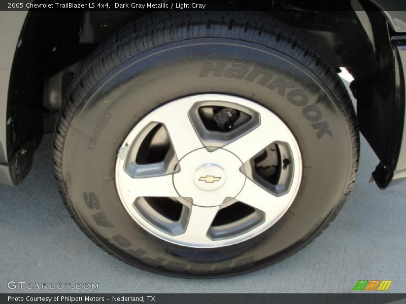 Dark Gray Metallic / Light Gray 2005 Chevrolet TrailBlazer LS 4x4