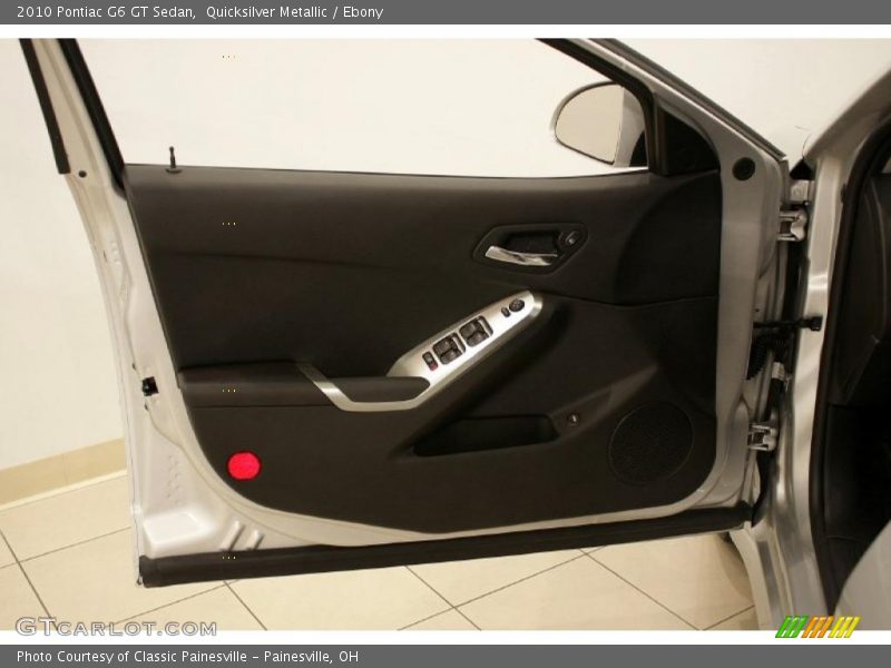 Quicksilver Metallic / Ebony 2010 Pontiac G6 GT Sedan