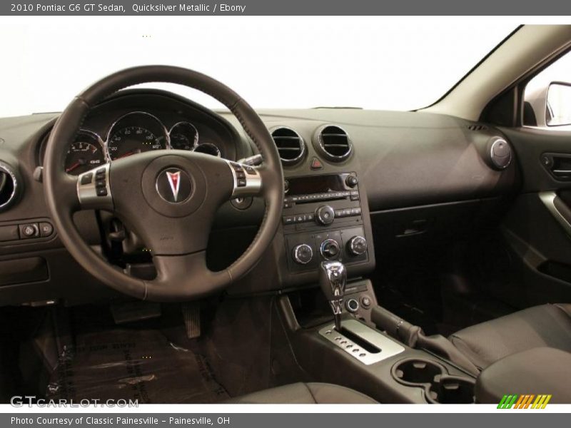 Quicksilver Metallic / Ebony 2010 Pontiac G6 GT Sedan
