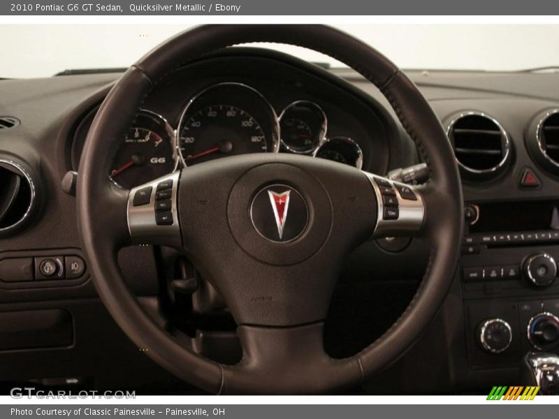 Quicksilver Metallic / Ebony 2010 Pontiac G6 GT Sedan