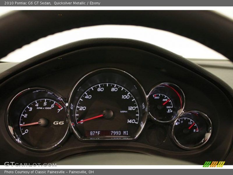 Quicksilver Metallic / Ebony 2010 Pontiac G6 GT Sedan