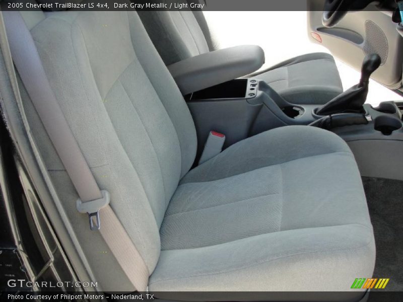 Dark Gray Metallic / Light Gray 2005 Chevrolet TrailBlazer LS 4x4