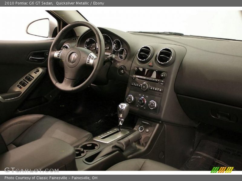 Quicksilver Metallic / Ebony 2010 Pontiac G6 GT Sedan