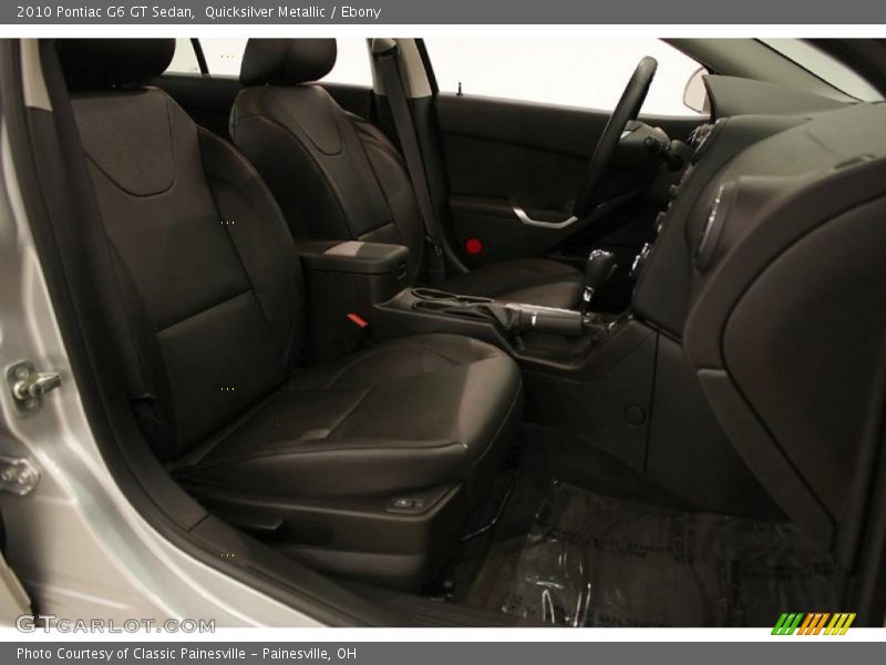 Quicksilver Metallic / Ebony 2010 Pontiac G6 GT Sedan