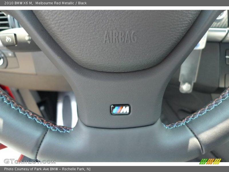 Melbourne Red Metallic / Black 2010 BMW X6 M