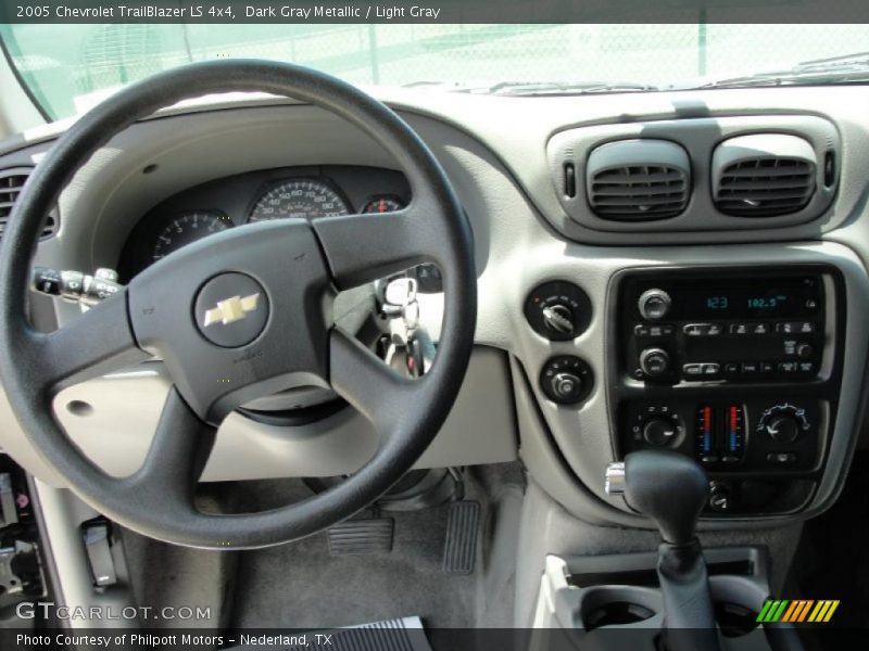 Dark Gray Metallic / Light Gray 2005 Chevrolet TrailBlazer LS 4x4