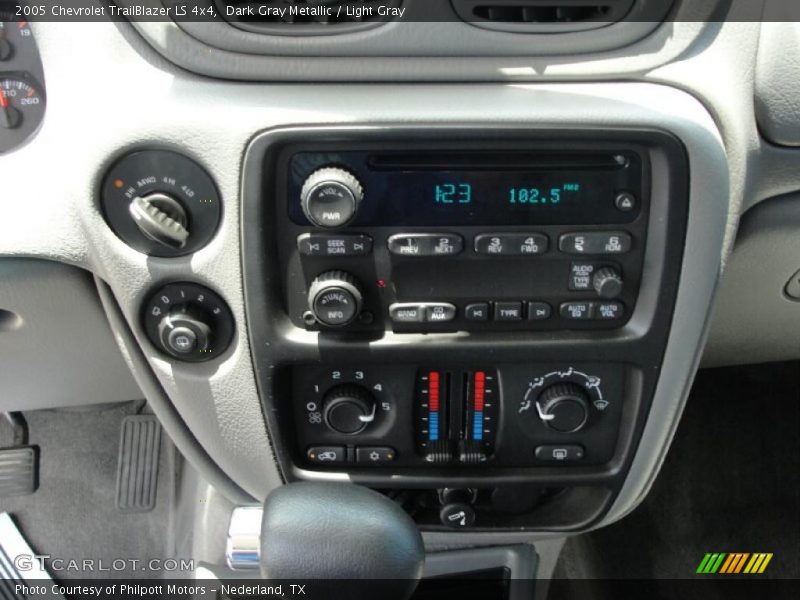 Dark Gray Metallic / Light Gray 2005 Chevrolet TrailBlazer LS 4x4