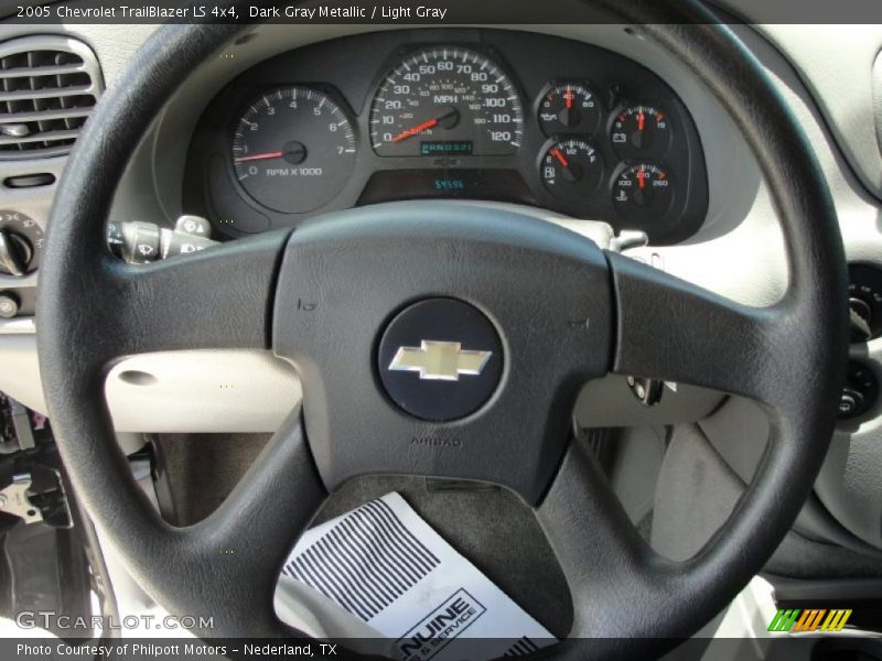 Dark Gray Metallic / Light Gray 2005 Chevrolet TrailBlazer LS 4x4