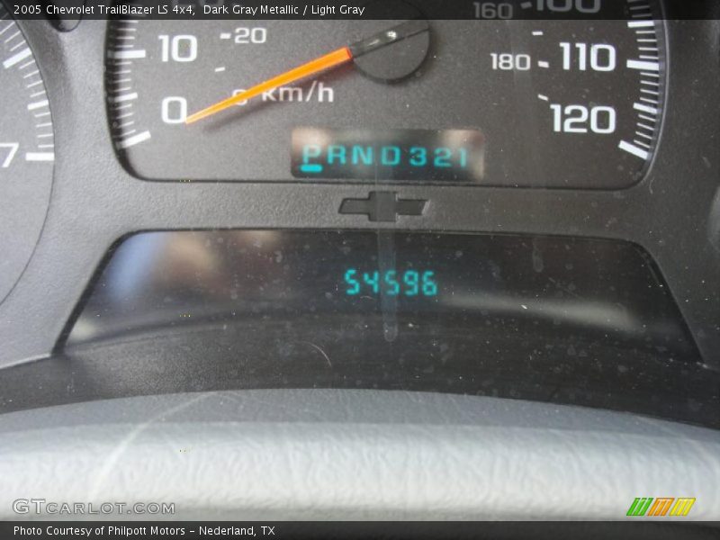 Dark Gray Metallic / Light Gray 2005 Chevrolet TrailBlazer LS 4x4