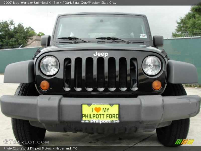 Black / Dark Slate Gray/Medium Slate Gray 2007 Jeep Wrangler Unlimited X