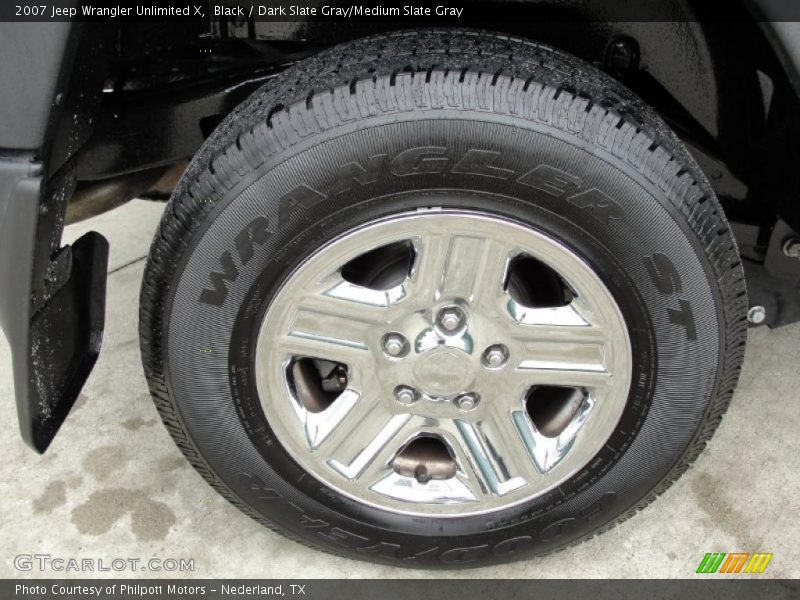 Black / Dark Slate Gray/Medium Slate Gray 2007 Jeep Wrangler Unlimited X