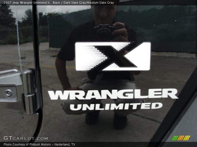 Black / Dark Slate Gray/Medium Slate Gray 2007 Jeep Wrangler Unlimited X
