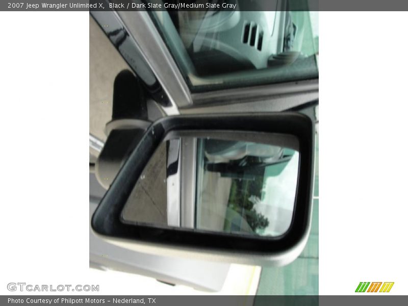 Black / Dark Slate Gray/Medium Slate Gray 2007 Jeep Wrangler Unlimited X