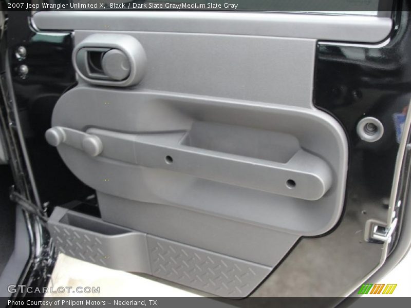 Black / Dark Slate Gray/Medium Slate Gray 2007 Jeep Wrangler Unlimited X