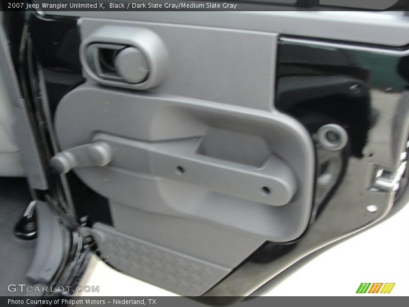 Black / Dark Slate Gray/Medium Slate Gray 2007 Jeep Wrangler Unlimited X