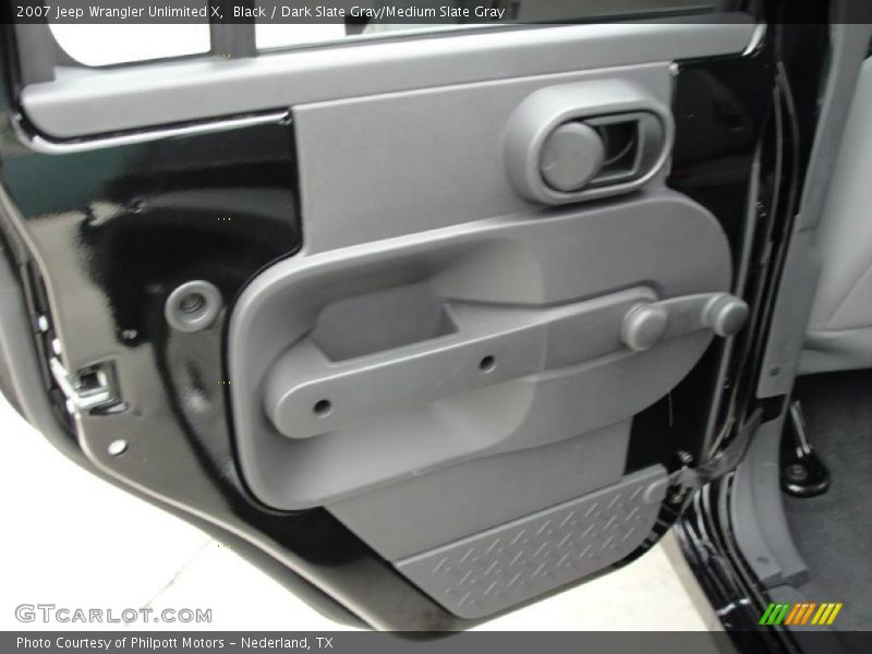 Black / Dark Slate Gray/Medium Slate Gray 2007 Jeep Wrangler Unlimited X
