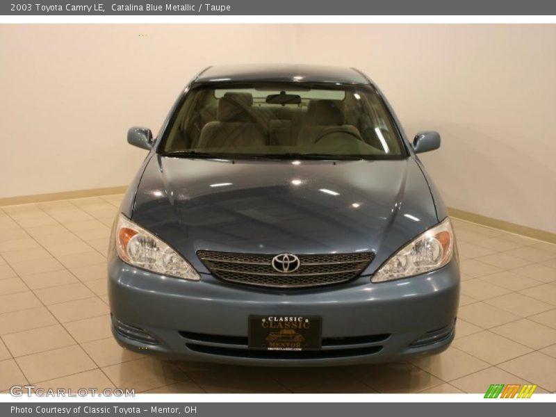 Catalina Blue Metallic / Taupe 2003 Toyota Camry LE