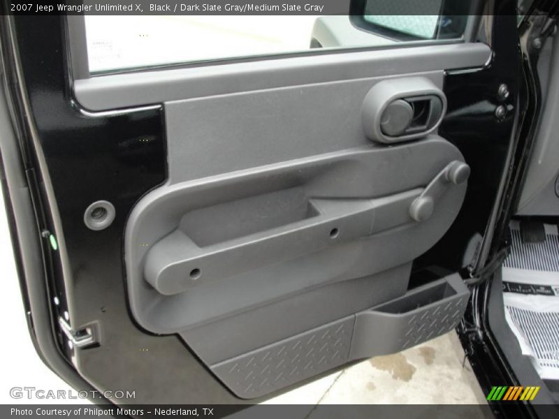 Black / Dark Slate Gray/Medium Slate Gray 2007 Jeep Wrangler Unlimited X