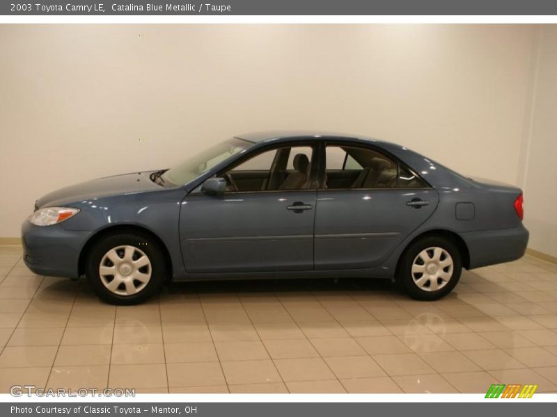 Catalina Blue Metallic / Taupe 2003 Toyota Camry LE