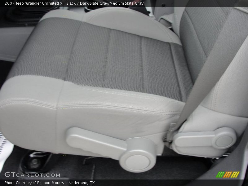 Black / Dark Slate Gray/Medium Slate Gray 2007 Jeep Wrangler Unlimited X