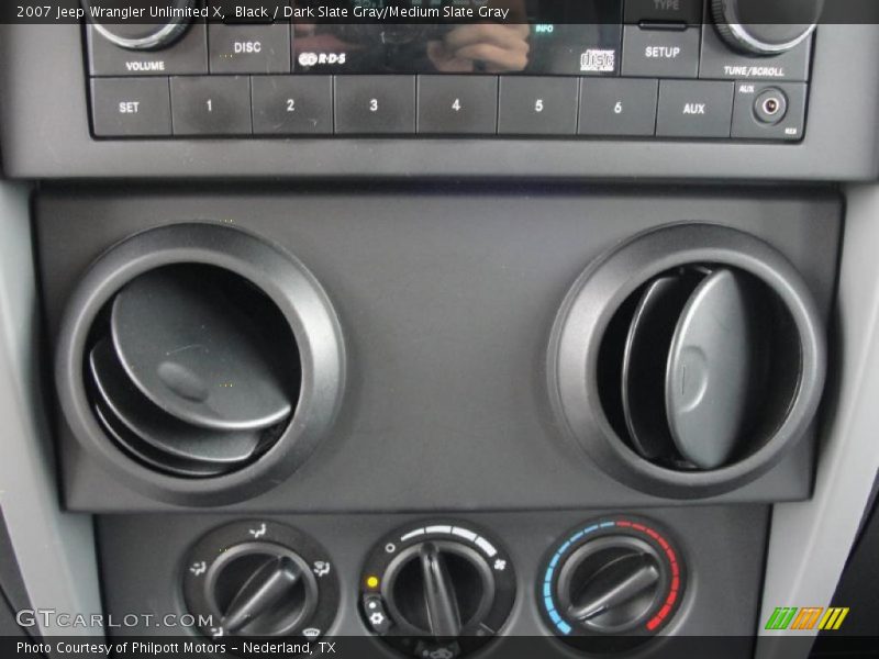 Black / Dark Slate Gray/Medium Slate Gray 2007 Jeep Wrangler Unlimited X