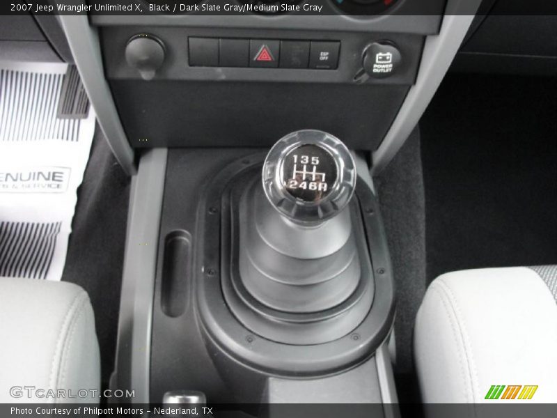 Black / Dark Slate Gray/Medium Slate Gray 2007 Jeep Wrangler Unlimited X