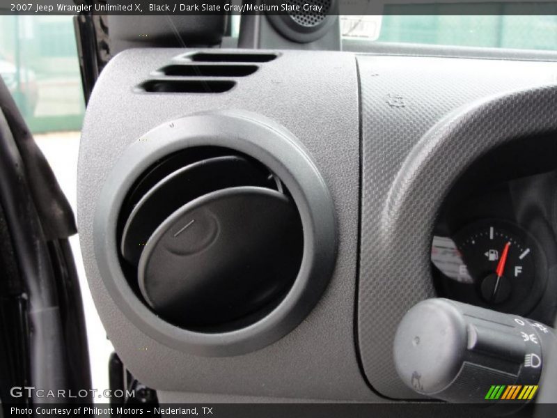 Black / Dark Slate Gray/Medium Slate Gray 2007 Jeep Wrangler Unlimited X