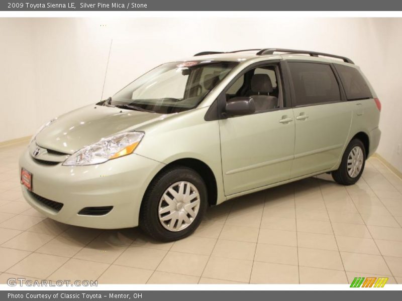 Silver Pine Mica / Stone 2009 Toyota Sienna LE