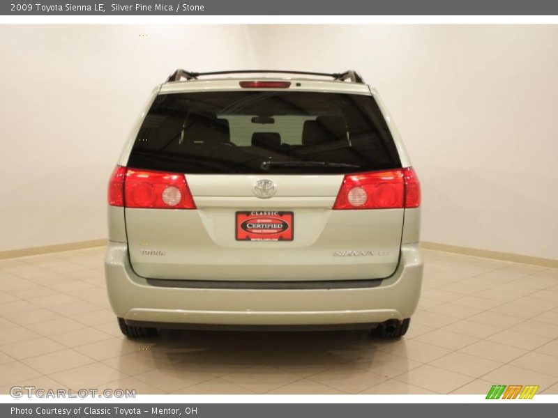 Silver Pine Mica / Stone 2009 Toyota Sienna LE