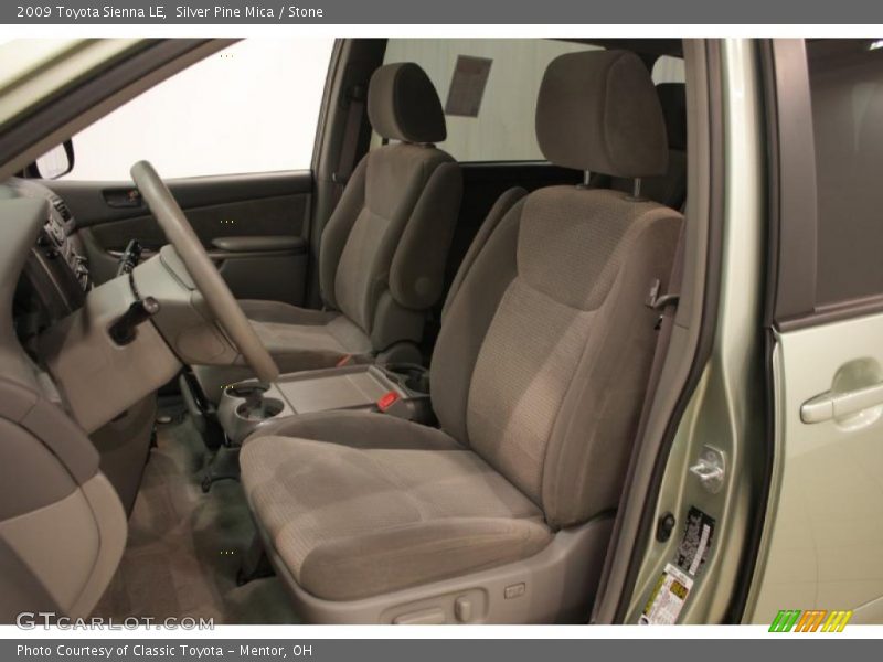 Silver Pine Mica / Stone 2009 Toyota Sienna LE