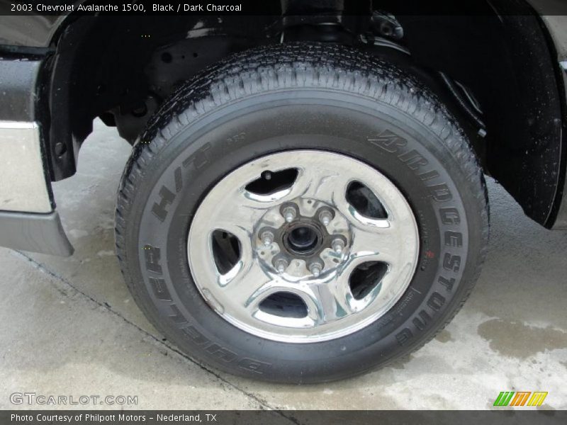 Black / Dark Charcoal 2003 Chevrolet Avalanche 1500