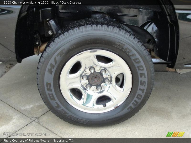 Black / Dark Charcoal 2003 Chevrolet Avalanche 1500