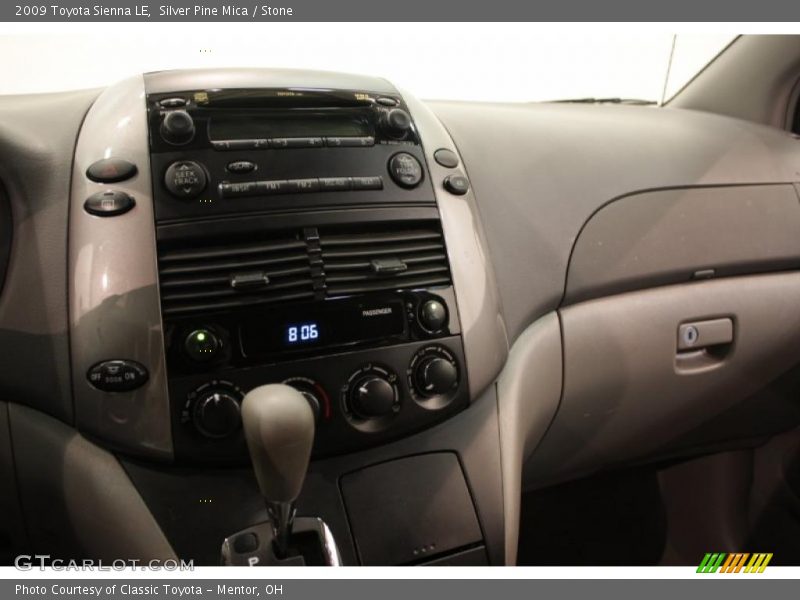Silver Pine Mica / Stone 2009 Toyota Sienna LE